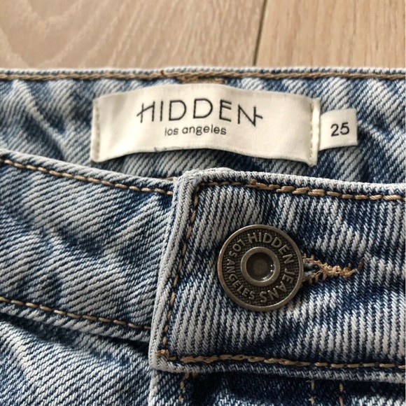 Hidden Los Angeles Mom Jeans Light Wash Size 25 - Picture 8 of 13